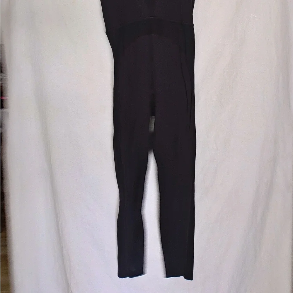 NIKE Yoga Luxe Infinalon Jumpsuit Stretch‎ Black One Piece Dry Fit CJ5272-010 M